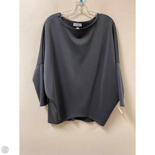 Top Long Sleeve By Clothes Mentor In Grey, Size: M