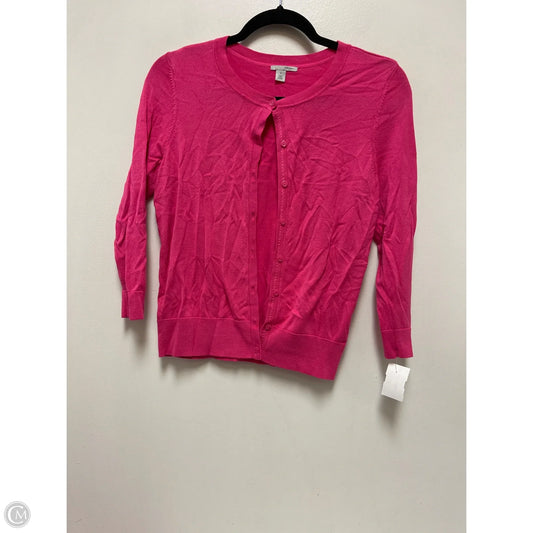 Sweater Cardigan By Halogen In Pink, Size: M