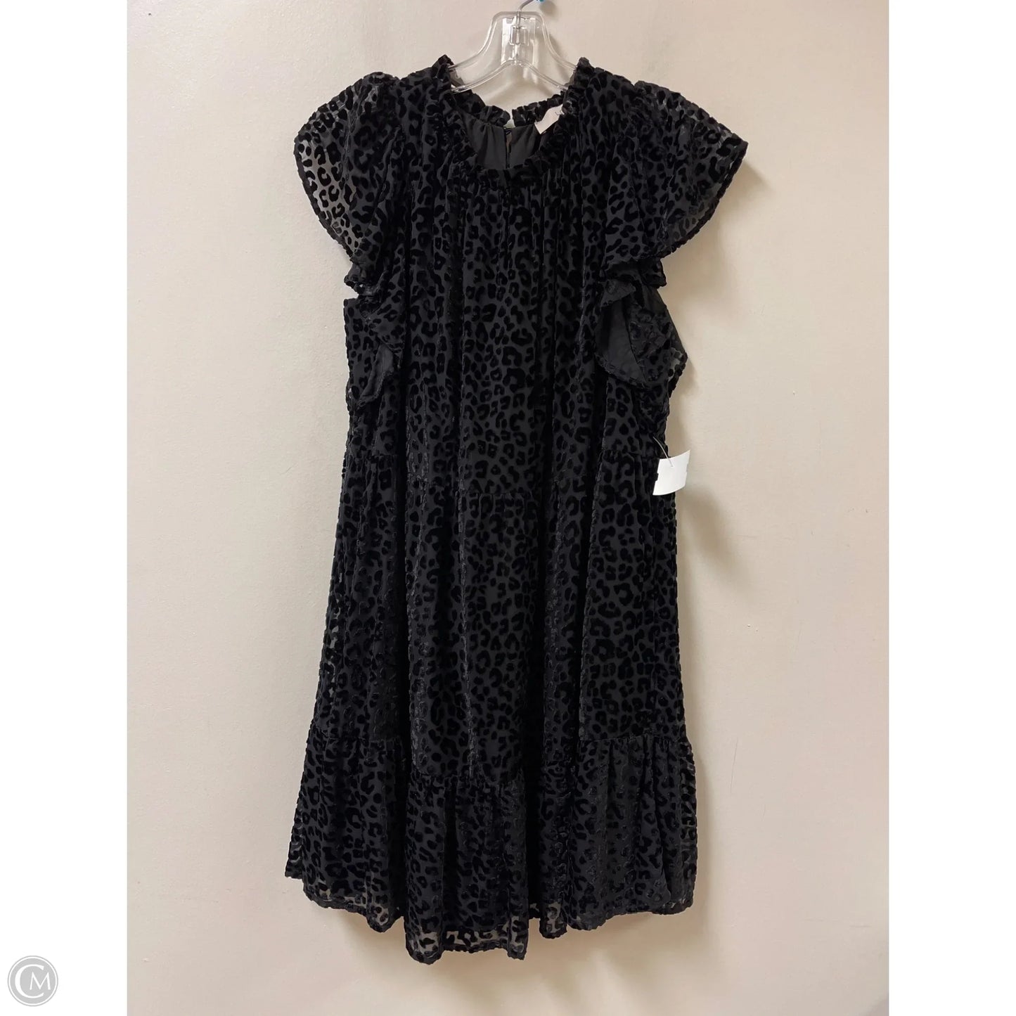 Dress Casual Midi By Loft In Black, Size: M