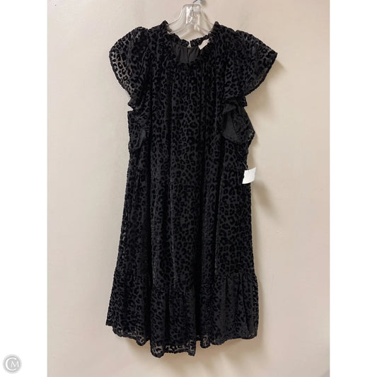 Dress Casual Midi By Loft In Black, Size: M