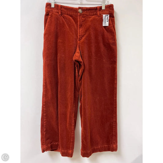Pants Corduroy By Loft In Orange, Size: 4