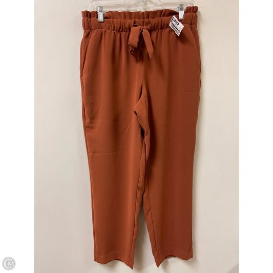 Pants Cropped By Loft In Orange, Size: 4