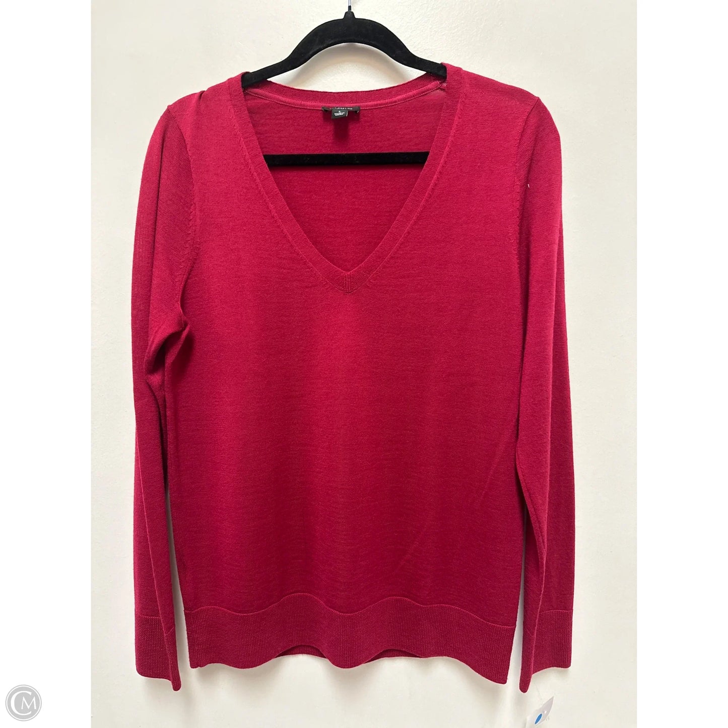 Sweater By Ann Taylor In Red, Size: L