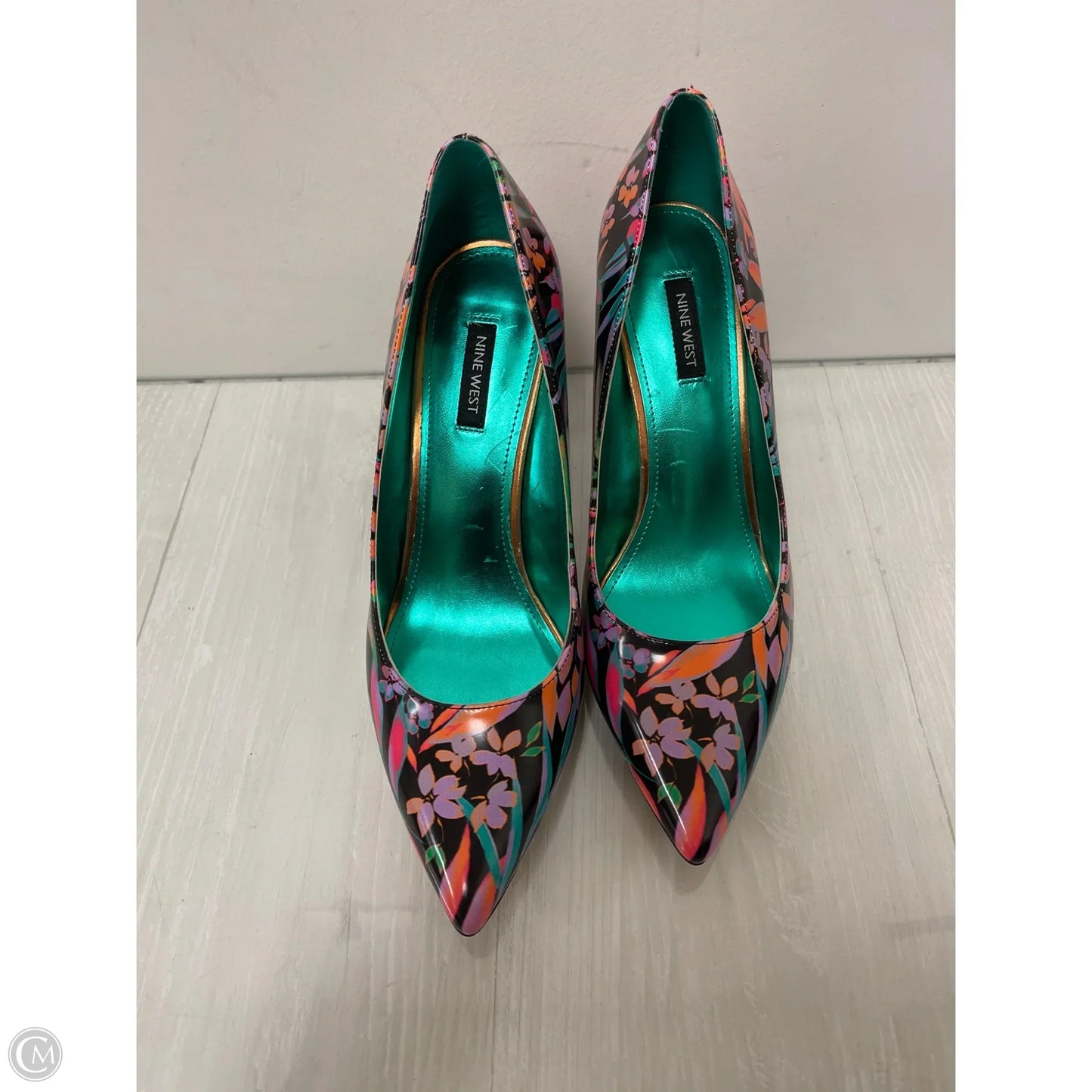 Shoes Heels Stiletto By Nine West In Floral Print, Size: 11
