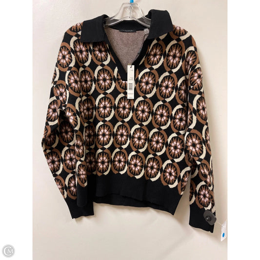 Sweater By T Tahari In Black & Brown, Size: L