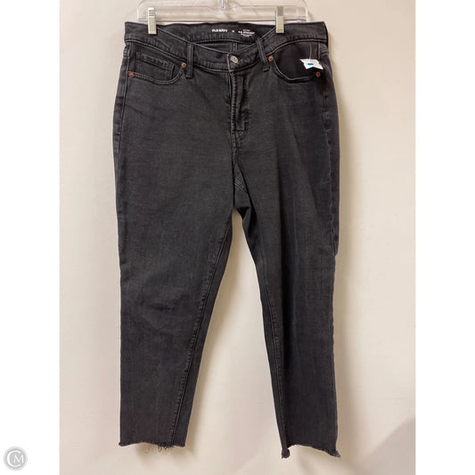 Jeans Straight By Old Navy In Black, Size: 12