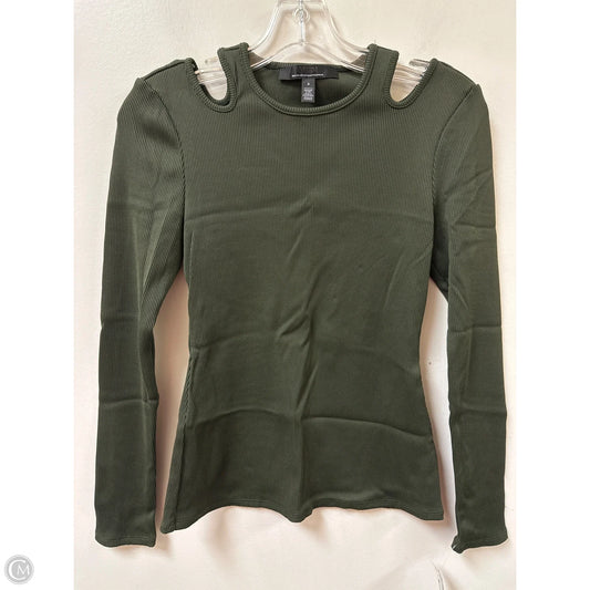 Top Long Sleeve By White House Black Market In Green, Size: S