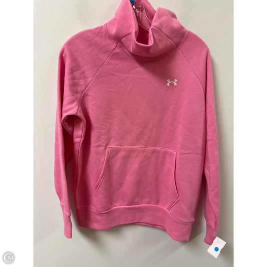 Athletic Sweatshirt Crewneck By Under Armour In Pink, Size: S