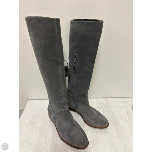 Boots Designer By Ugg In Grey, Size: 8.5