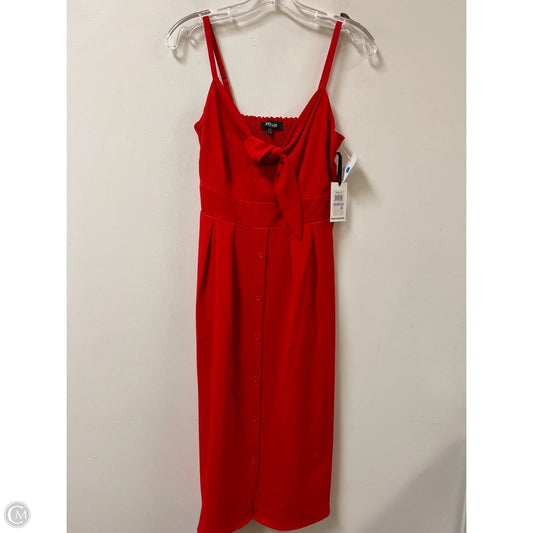 Dress Casual Midi By Kensie In Red, Size: S