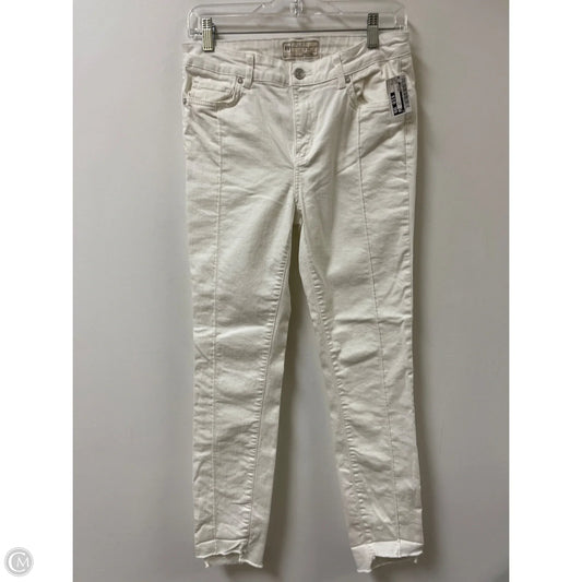 Jeans Skinny By Free People In White, Size: 6