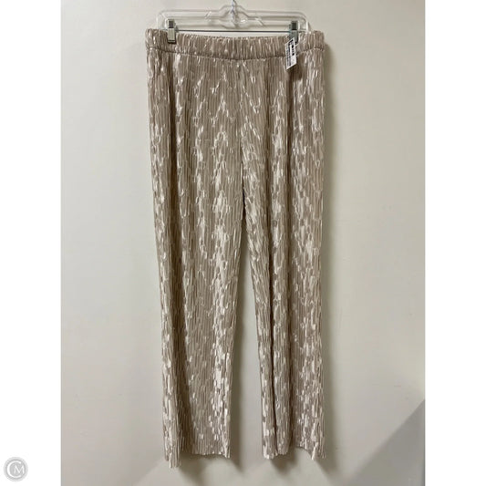 Pants Lounge By Clothes Mentor In Cream, Size: 12