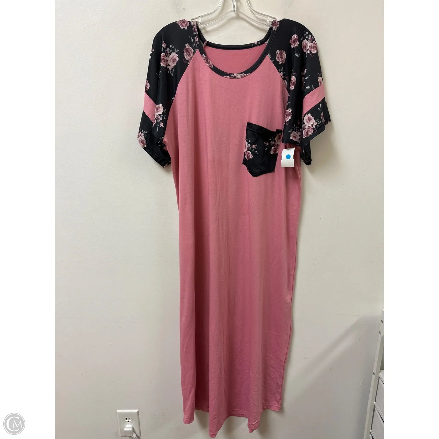 Dress Casual Maxi By Clothes Mentor In Pink, Size: Xl