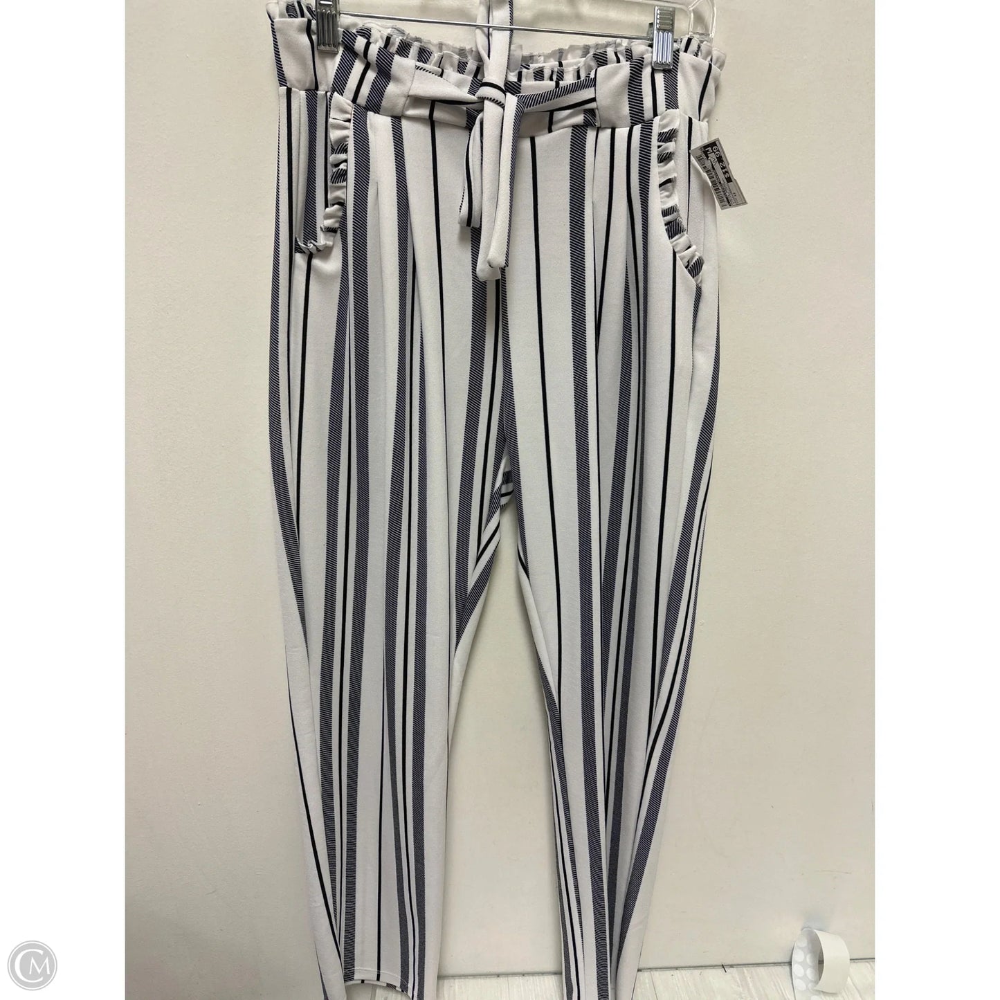 Pants Dress By Clothes Mentor In Striped Pattern, Size: 12