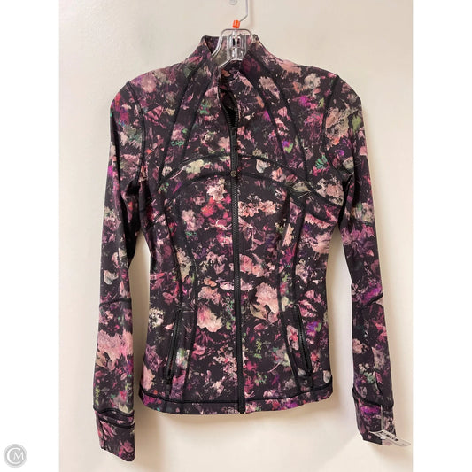 Athletic Jacket By Lululemon In Purple, Size: 4