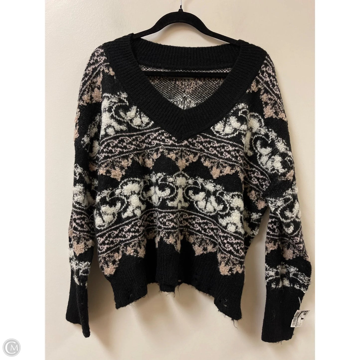 Sweater By Anthropologie In Black, Size: S
