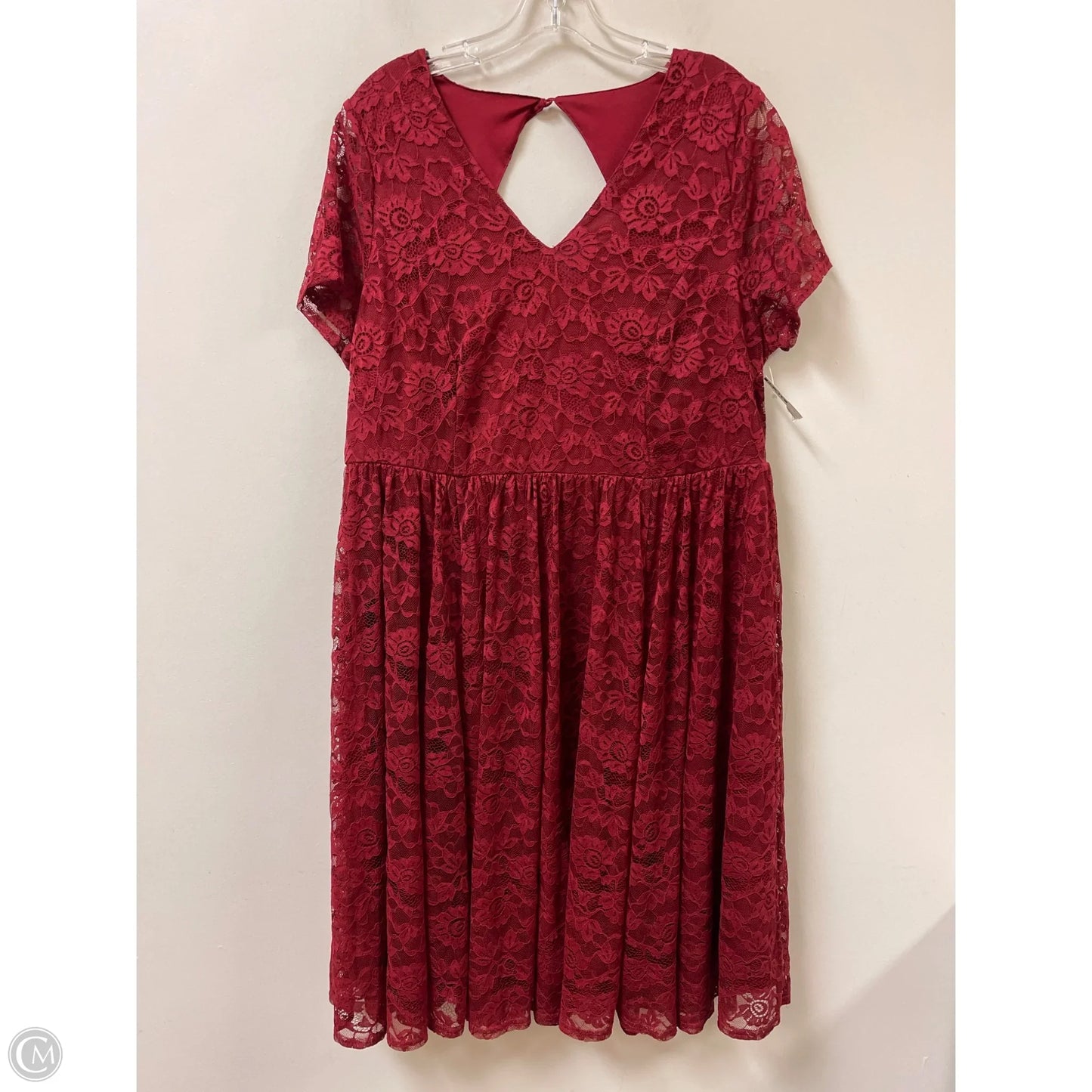 Dress Party Midi By Torrid In Red, Size: Xl