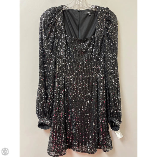 Dress Party Midi By Lulus In Black, Size: S