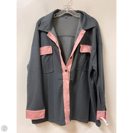 Blouse Long Sleeve By Clothes Mentor In Rose Gold, Size: 2x