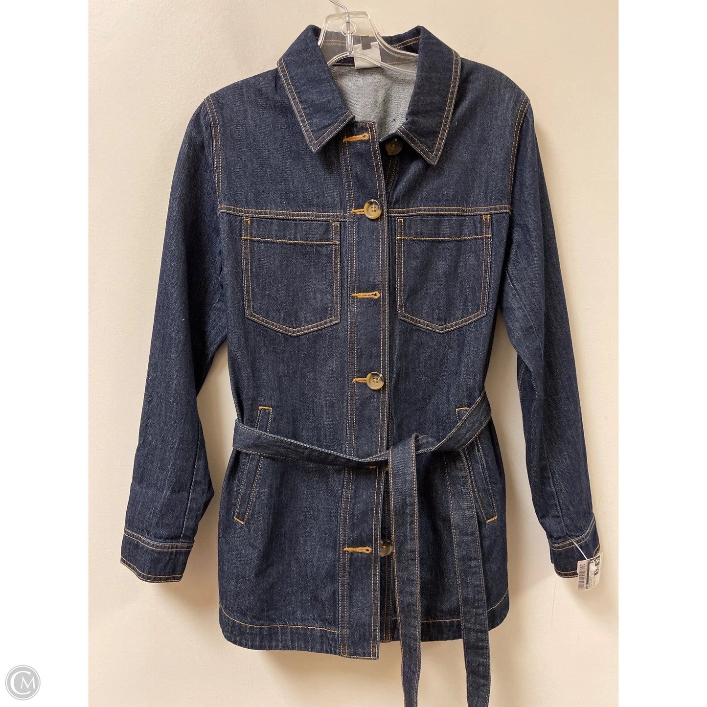 Jacket Denim By Cabi In Blue Denim, Size: S