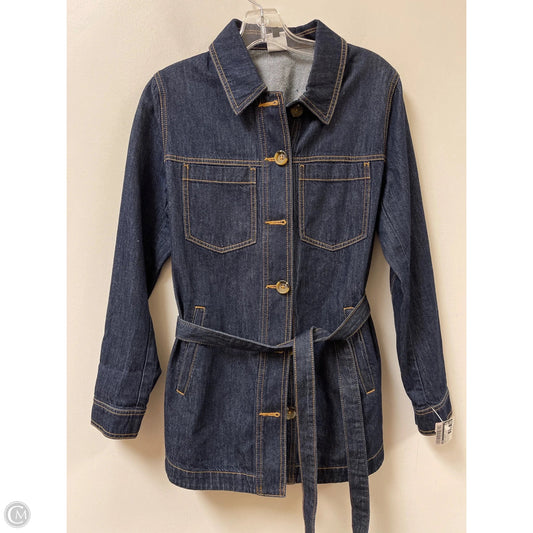 Jacket Denim By Cabi In Blue Denim, Size: S