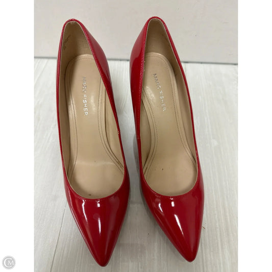 Shoes Heels Block By Marc Fisher In Red, Size: 8
