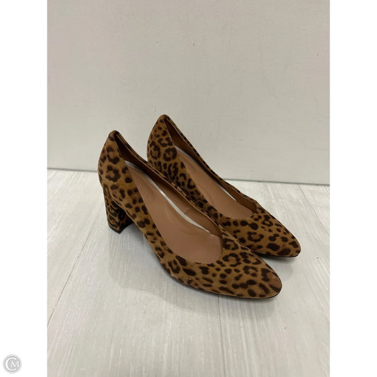 Shoes Heels Block By Aerosoles In Leopard Print, Size: 8