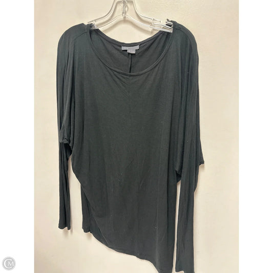 Top Long Sleeve By Vince In Black, Size: M