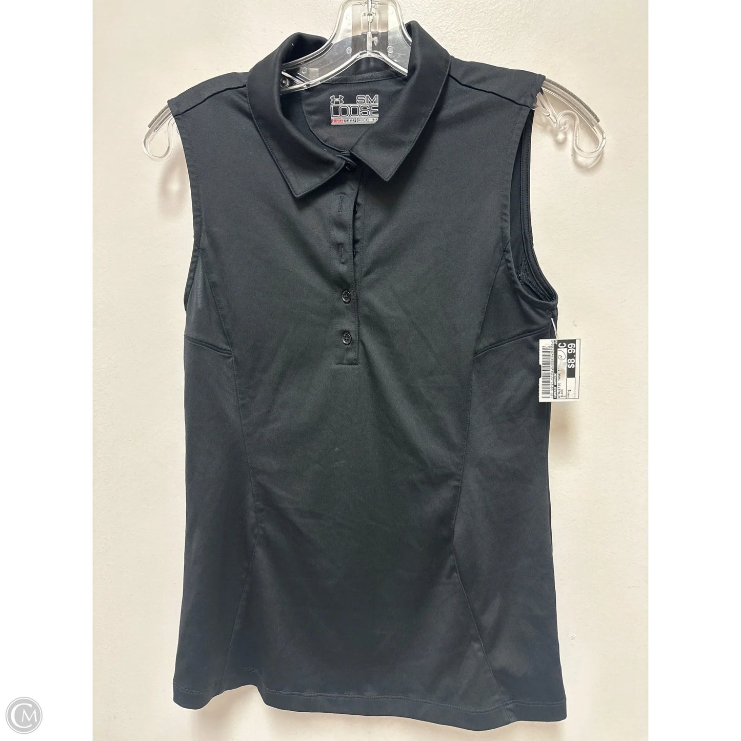 Athletic Tank Top By Under Armour In Black, Size: S