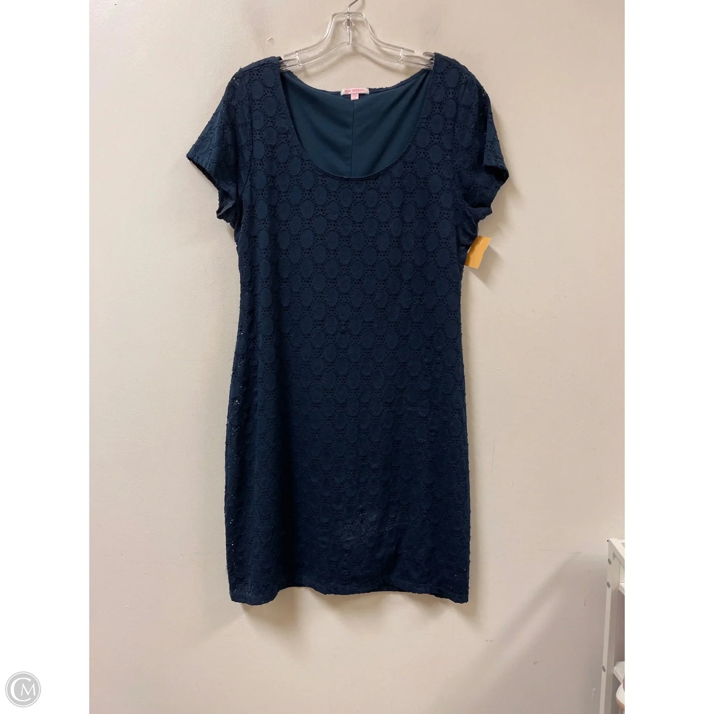 Dress Casual Midi By Isaac Mizrahi In Navy, Size: Xl