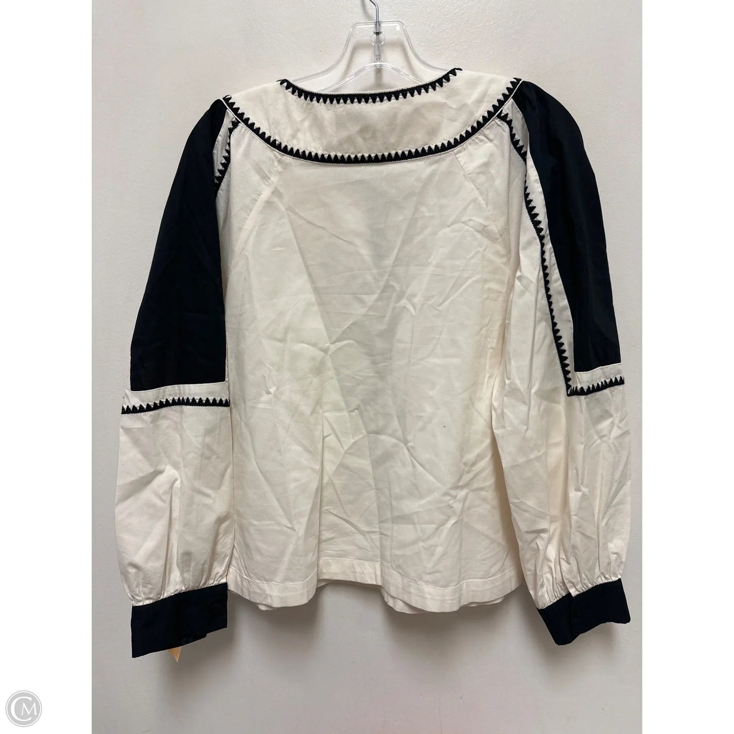 Top Long Sleeve By Loft In Cream, Size: M