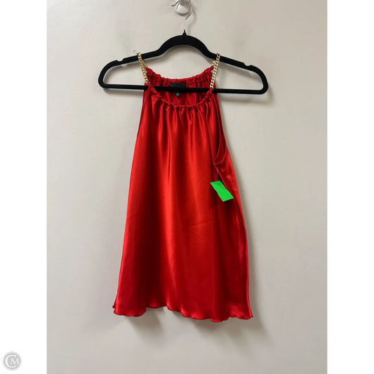 Top Sleeveless By Nicole By Nicole Miller In Red, Size: M