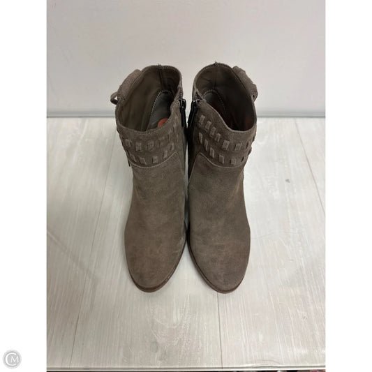 Boots Ankle Heels By Jessica Simpson In Tan, Size: 7