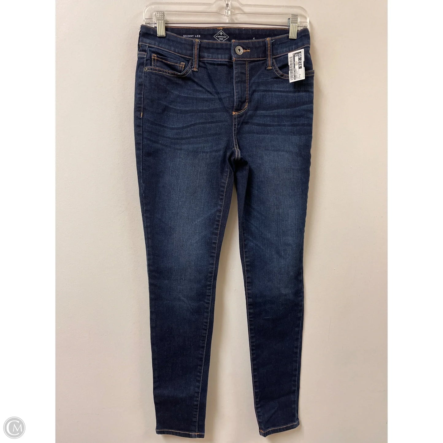 Jeans Skinny By St Johns Bay In Blue Denim, Size: 4