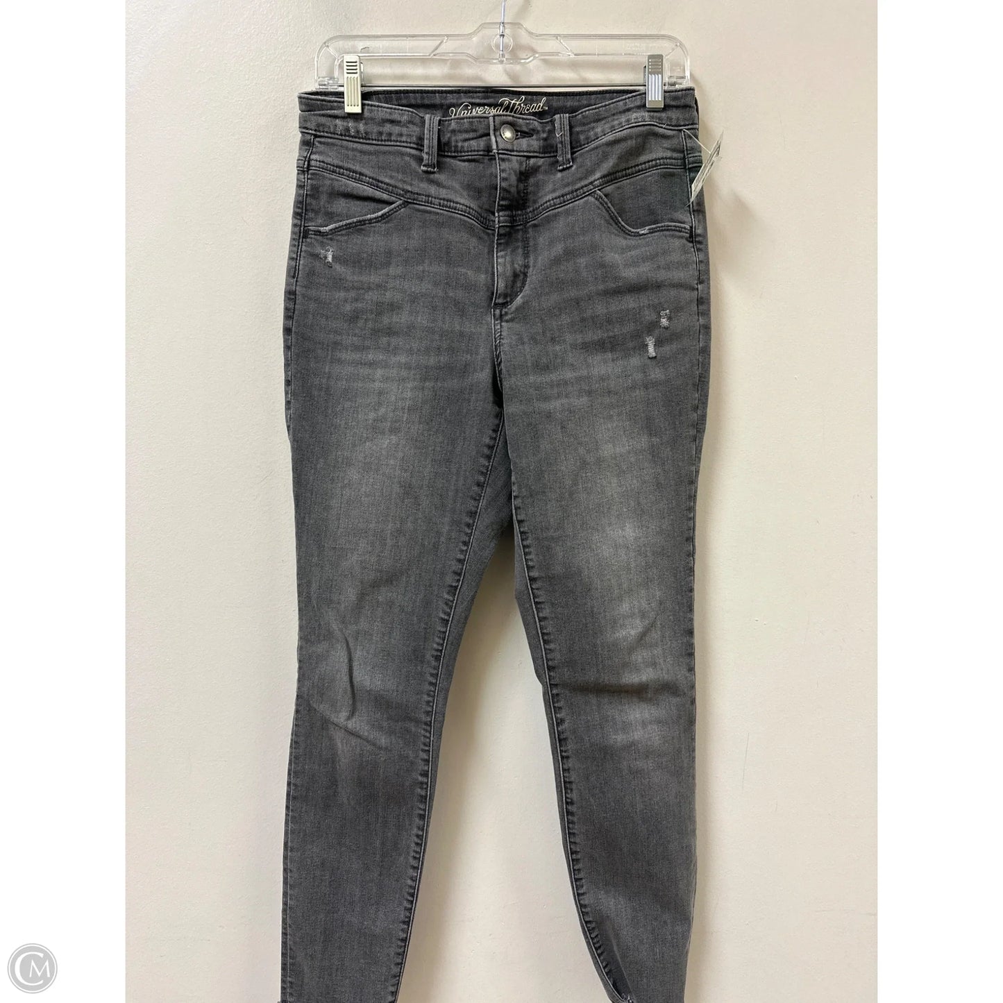 Jeans Skinny By Universal Thread In Grey, Size: 8