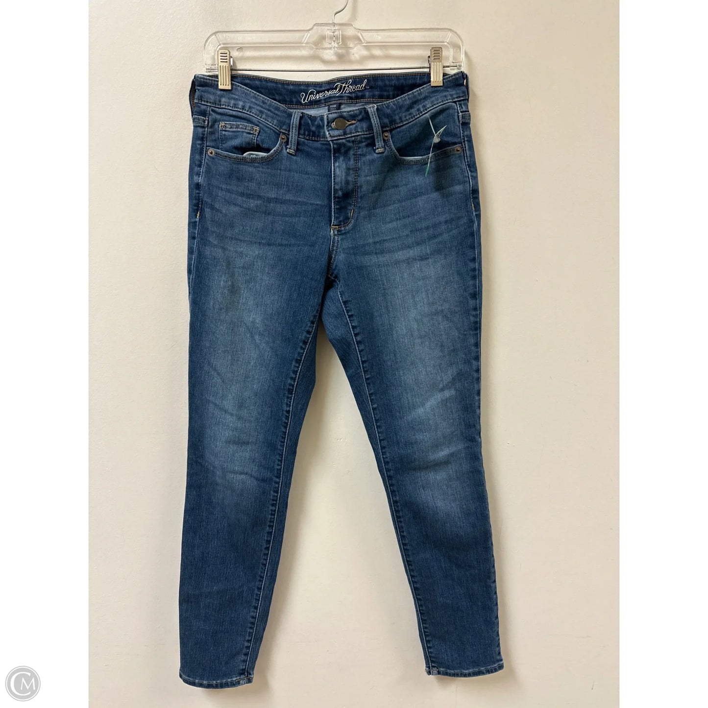 Jeans Skinny By Universal Thread In Blue Denim, Size: 6