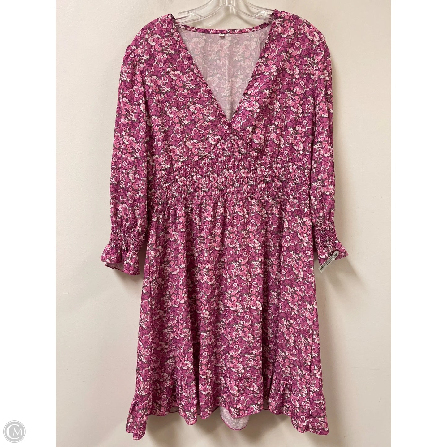 Dress Casual Midi By Clothes Mentor In Floral Print, Size: Xl