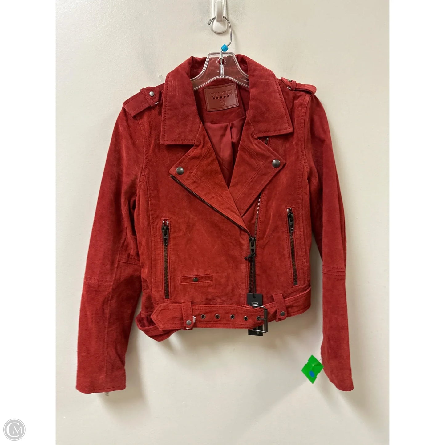 Jacket Leather By Blanknyc In Red, Size: M