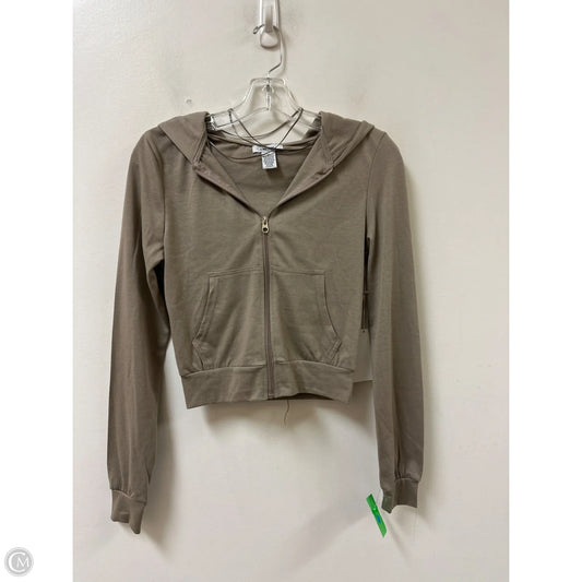 Athletic Jacket By Clothes Mentor In Tan, Size: Xs