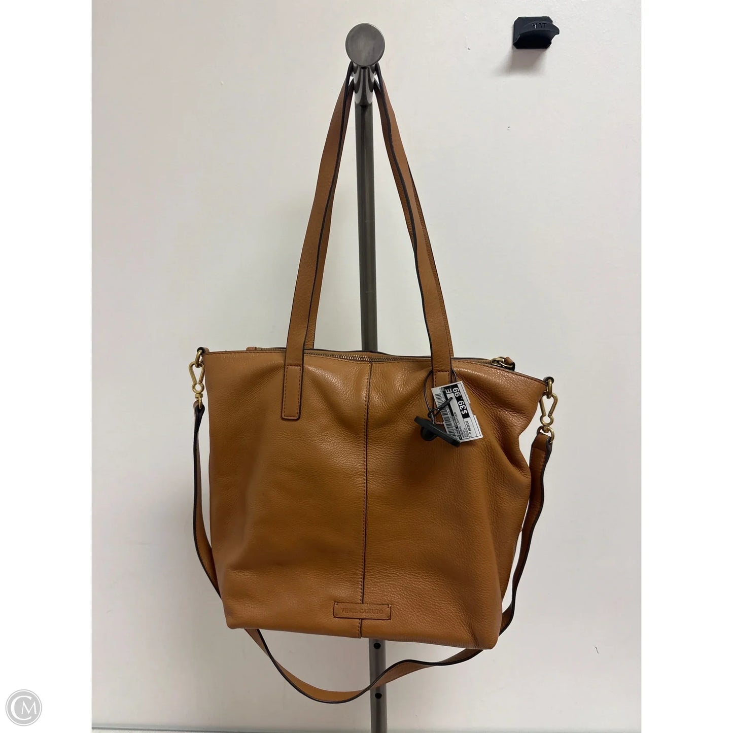 Handbag Leather By Vince Camuto, Size: Medium