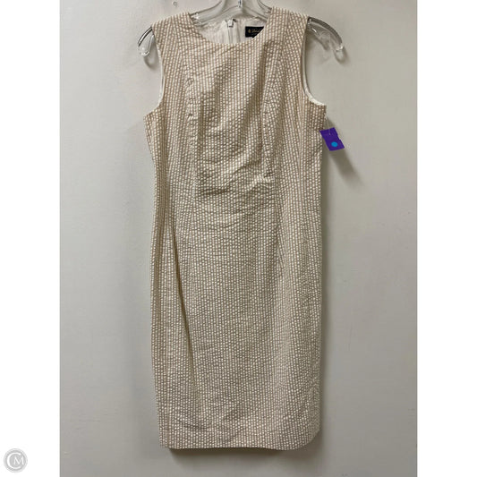 Dress Casual Midi By Brooks Brothers In Striped Pattern, Size: S