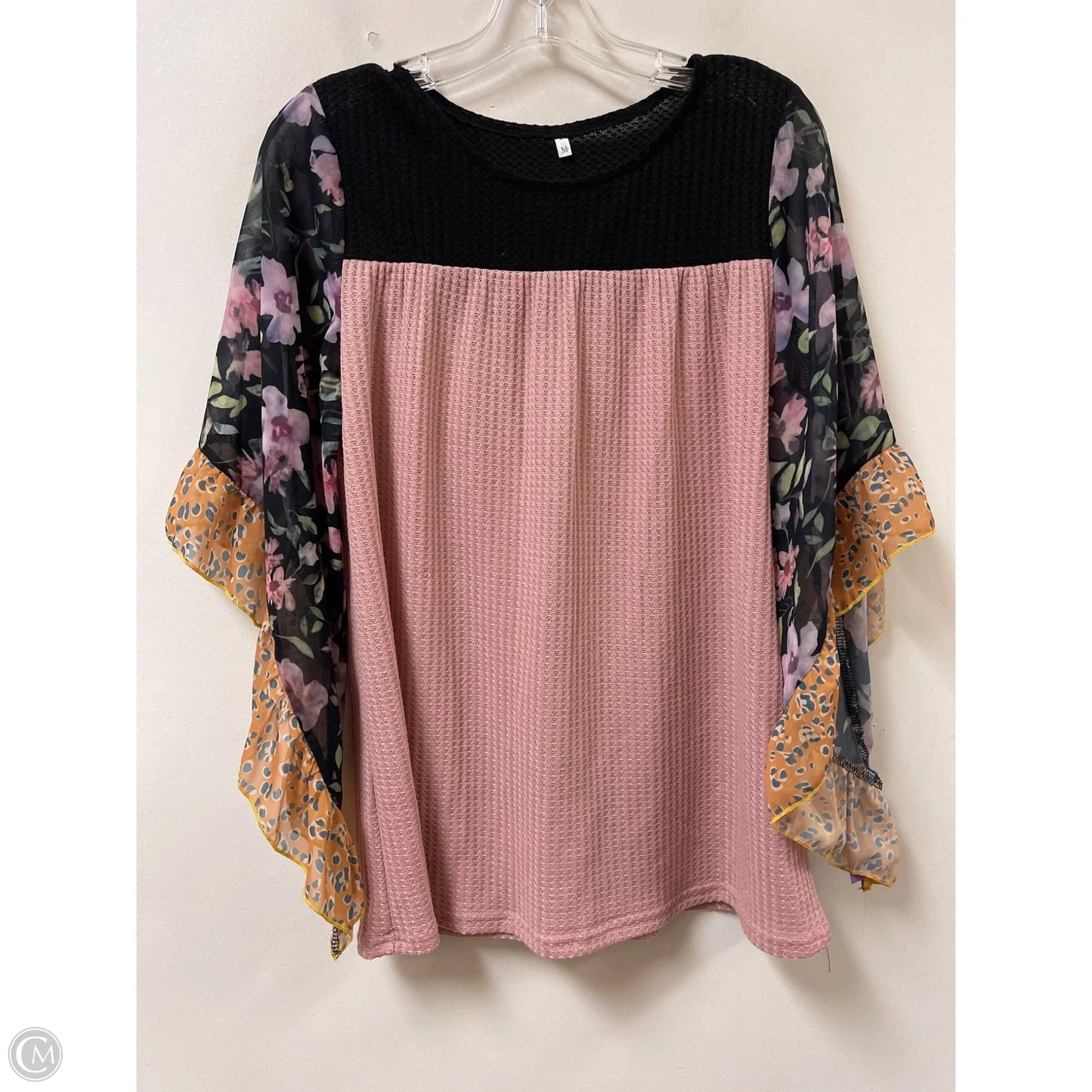 Top Long Sleeve By Clothes Mentor In Pink, Size: M