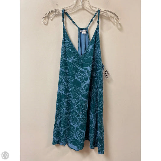 Tunic Sleeveless By Oneill In Blue & Green, Size: M