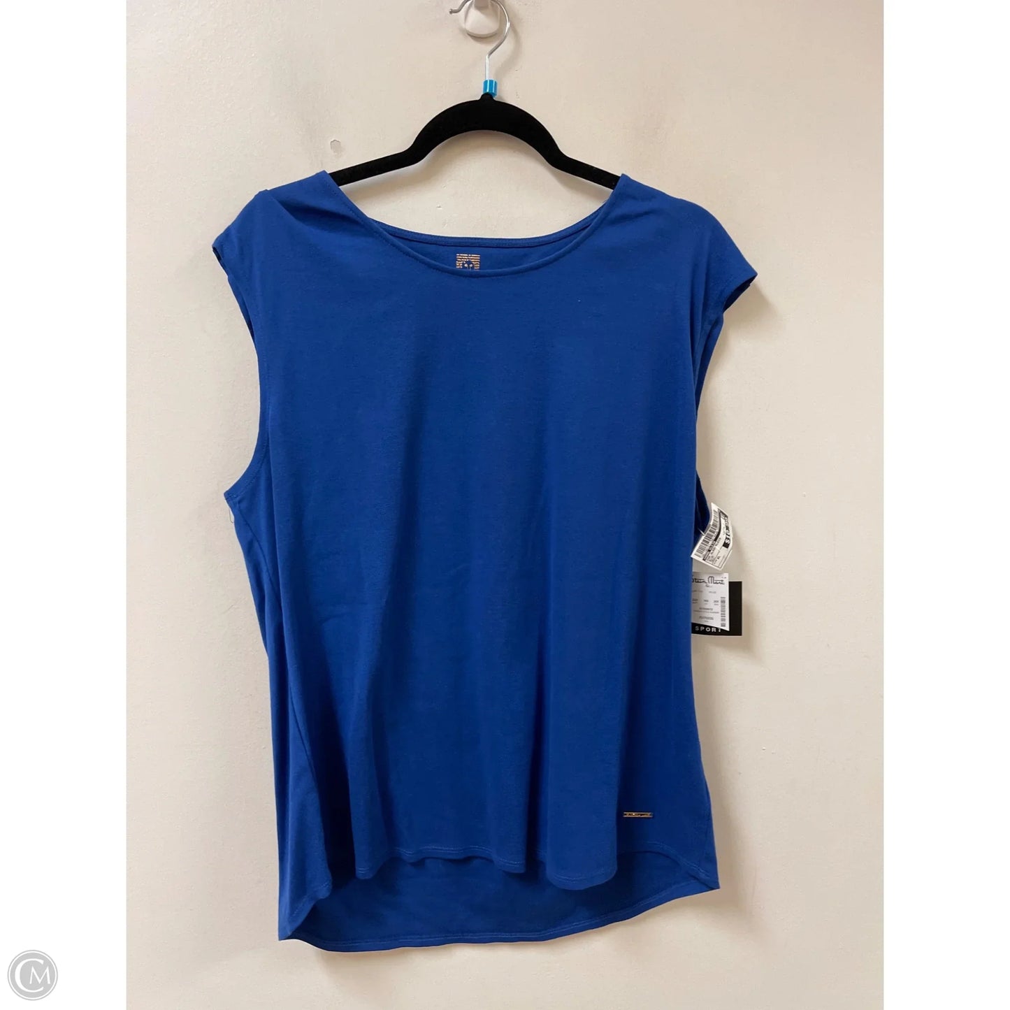Top Sleeveless By Anne Klein In Blue, Size: Xl