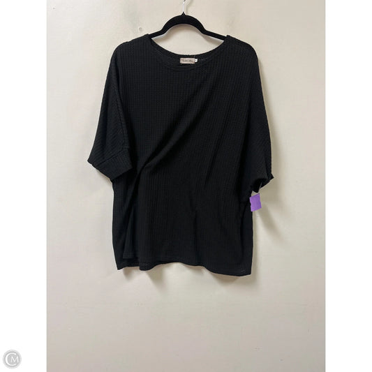 Top Short Sleeve By Southern Stitch In Black, Size: Xl