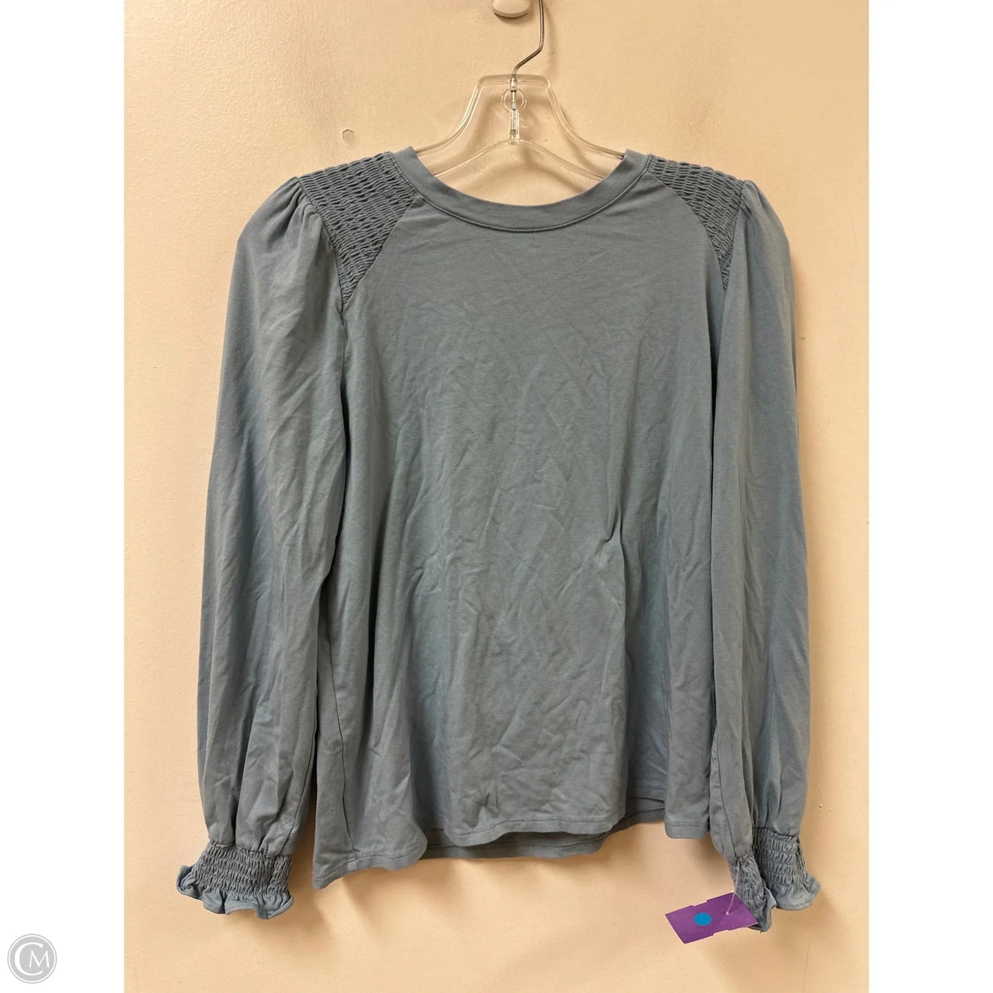 Top Long Sleeve By Lc Lauren Conrad In Blue, Size: S