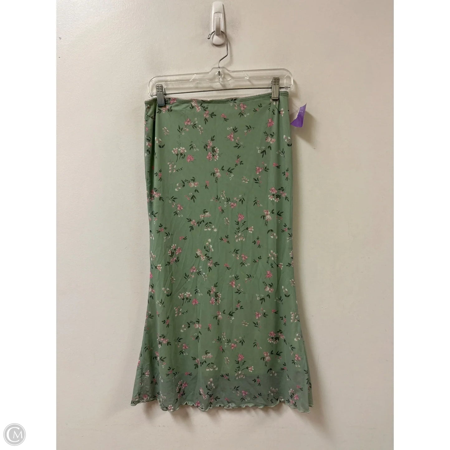 Skirt Midi By Clothes Mentor In Green, Size: 6