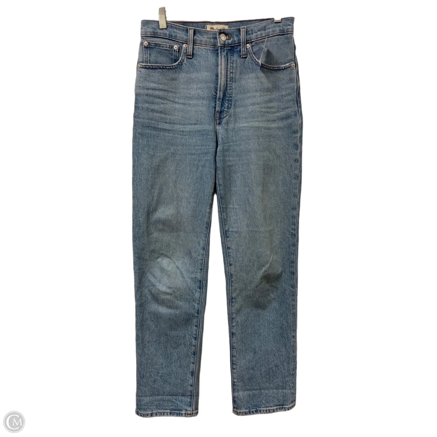 Jeans Straight By Madewell In Blue Denim, Size: 2
