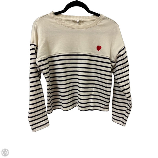 Sweater By Workshop In Striped Pattern, Size: M
