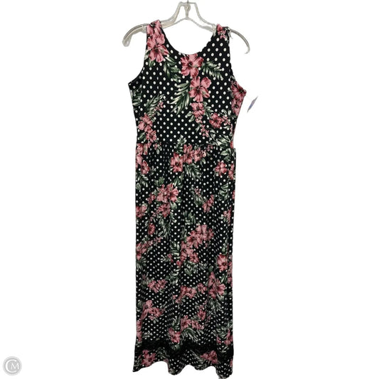 Dress Casual Maxi By Clothes Mentor In Floral Print, Size: L